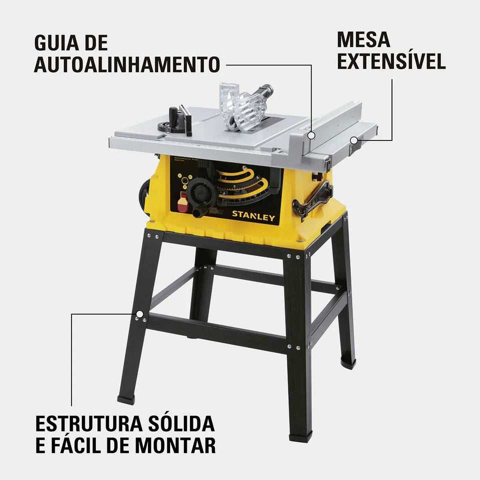 SERRA DE BANCADA 10" SST2001 2.000W 220V STANLEY