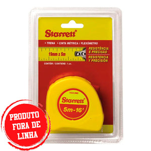 TRENA DE BOLSO 5 METROS KTS34-5MES EM POLEGADAS STARRETT
