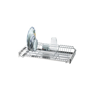 ESCORREDOR DE LOUÇAS AÉREO COM BLINDAGEM E BANDEJA INOX L770XA70XP260MM 2048 SCHMITT
