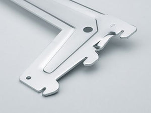 SUPORTE AÇO FICO COM ABA ESQUERDA 40CM BRANCO 6002390003