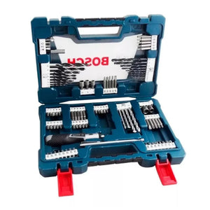 KIT DE BITS E BROCAS V-LINE COM 91 PEÇAS 2607017402 BOSCH