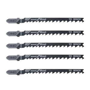 LÂMINA DE SERRA TICO-TICO MADEIRA 74MM 5 PEÇAS T244D 2608667302 BOSCH