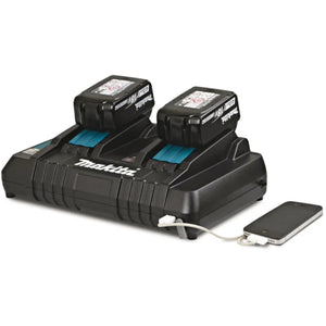 CARREGADOR DE BATERIA DUPLO 14.4 A 18V DC18RD MAKITA