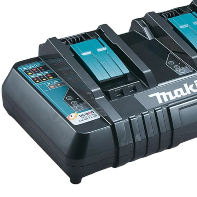 CARREGADOR DE BATERIA DUPLO 14.4 A 18V DC18RD MAKITA