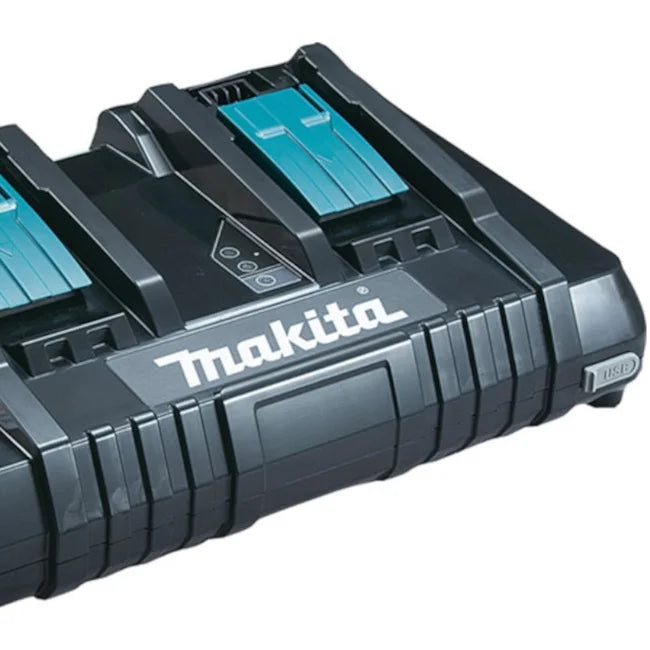 CARREGADOR DE BATERIA DUPLO 14.4 A 18V DC18RD MAKITA