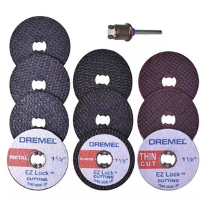 KIT EZ-LOCK PARA CORTE COM 11 PEÇAS  2615E728AB DREMEL