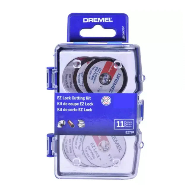 KIT EZ-LOCK PARA CORTE COM 11 PEÇAS  2615E728AB DREMEL