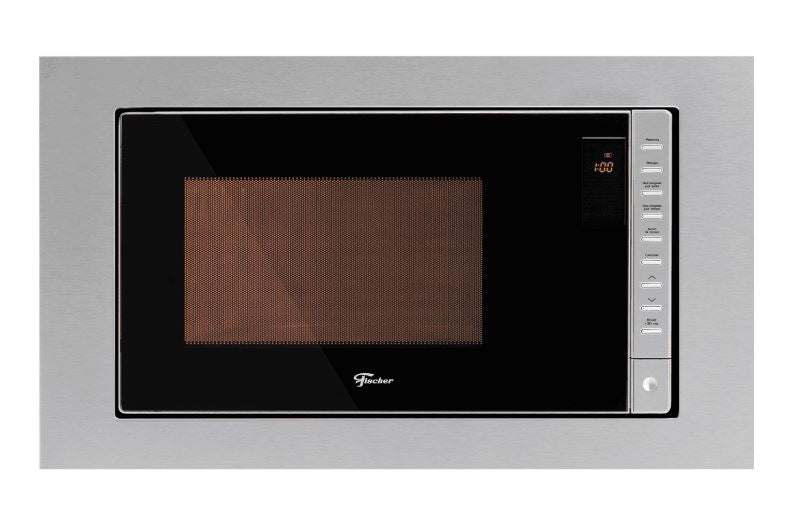 FORNO MICRO-ONDAS DE EMBUTIR FISCHER FIT LINE 25LT COM FUNÇÃO DESCONGELAR 220V 34900.98440