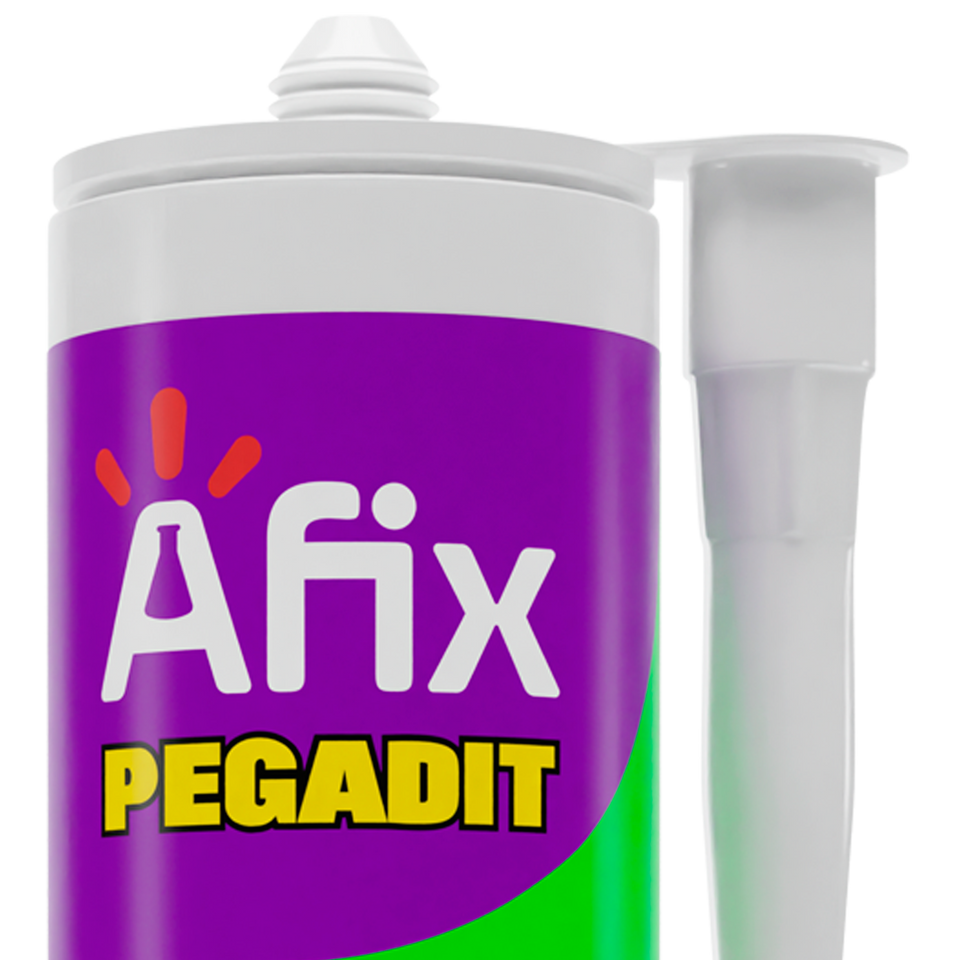 SILICONE ACÉTICO PEGADIT TRANSPARENTE 267GR AFIX