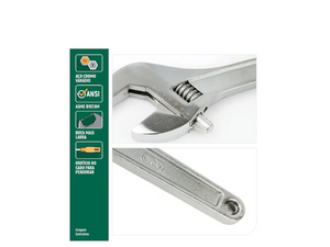 CHAVE AJUSTÁVEL 8" ST47203SC SATA
