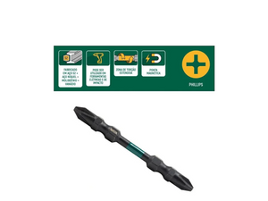JOGO DE BITS DE IMPACTO PHILLIPS 3" 110MM COM 10 PEÇAS ST59813 SATA