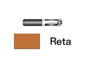 FRESA RETA COM ROLAMENTO 12.7MM/6MM 03127 FILETTO
