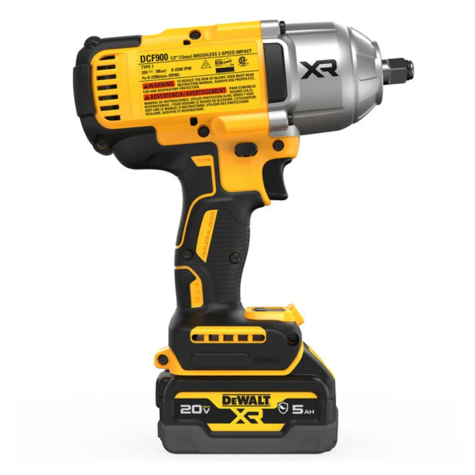 CHAVE DE IMPACTO 1/2" 20V MAX DCF900B SEM BATERIA DEWALT
