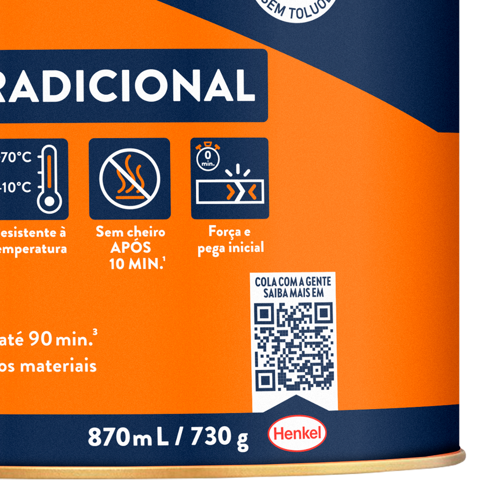 COLA CASCOLA 730GR SEM TOLUOL
