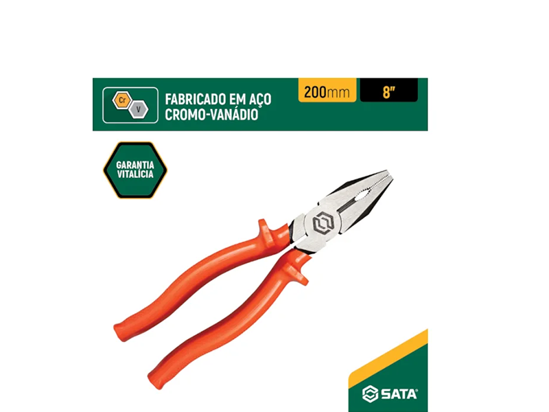 ALICATE UNIVERSAL 8'' 1000V ISOLADO ST700022L SATA