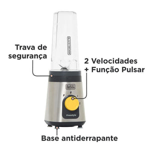 LIQUIDIFICADOR E PROCESSADOR FREESTYLE LP320 290W 220V BLACK & DECKER