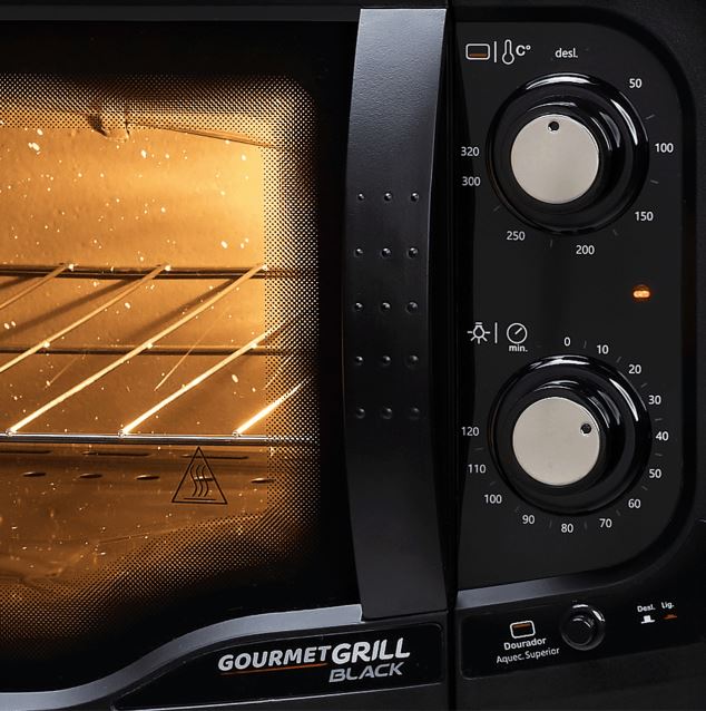 FORNO ELÉTRICO GOURMET GRILL 44L 1.775W PRETO 220V