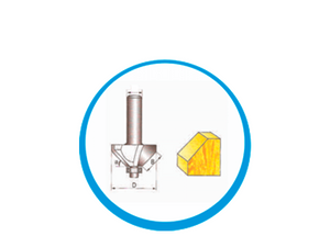 FRESA CHANFRE 45 GRAUS COM ROLAMENTO 1.1/4" 03046 FILETTO