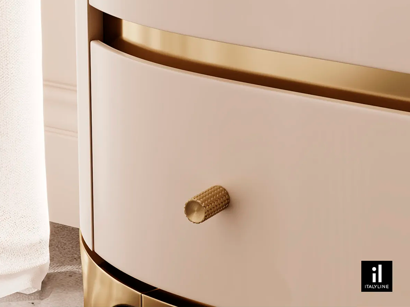 PUXADOR ZIGRINATO IL1780 BRONZE ESCOVADO 18X30MM ITALY LINE