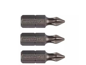 CONJUNTO DE PONTA BIT PH1 COM 3 PEÇAS B-23450 MAKITA