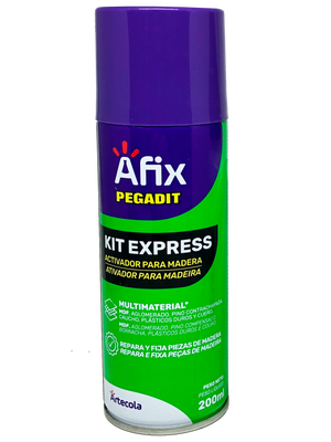 KIT MDF ACELERADOR DE 200ML E ADESIVO 100G AFIX