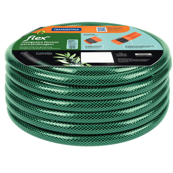 MANGUEIRA DE JARDIM FLEX PVC 3 CAMADAS 20M 79172200 TRAMONTINA