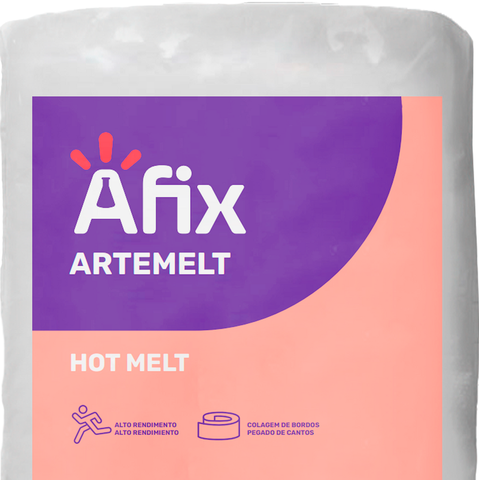 ADESIVO GRANULADO HOT MELT BRANCO 10KG 1824  AFIX