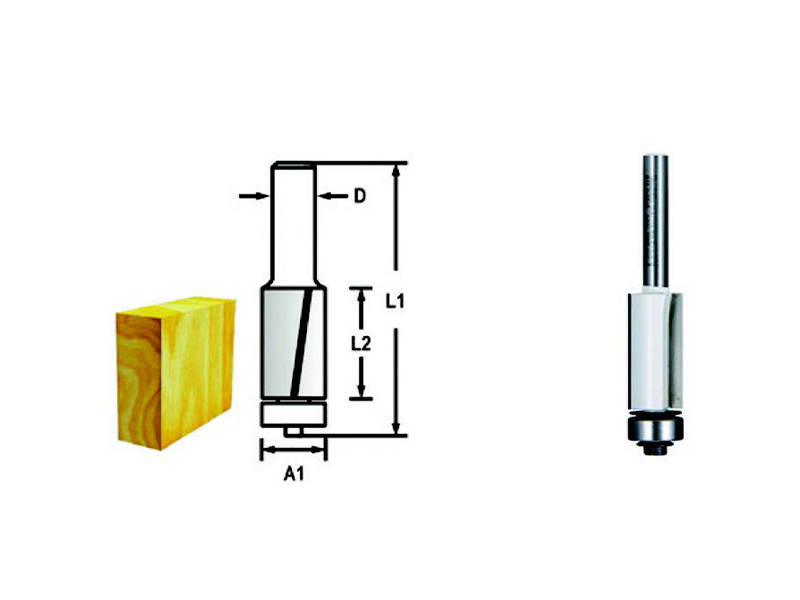 FRESA DUPLA PARALELA 1/2" COM ROLAMENTO D-58540 MAKITA