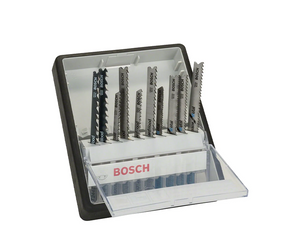 JOGO DE LÂMINA DE SERRA TICO-TICO T METAL COM 10 PEÇAS 2607010542 BOSCH