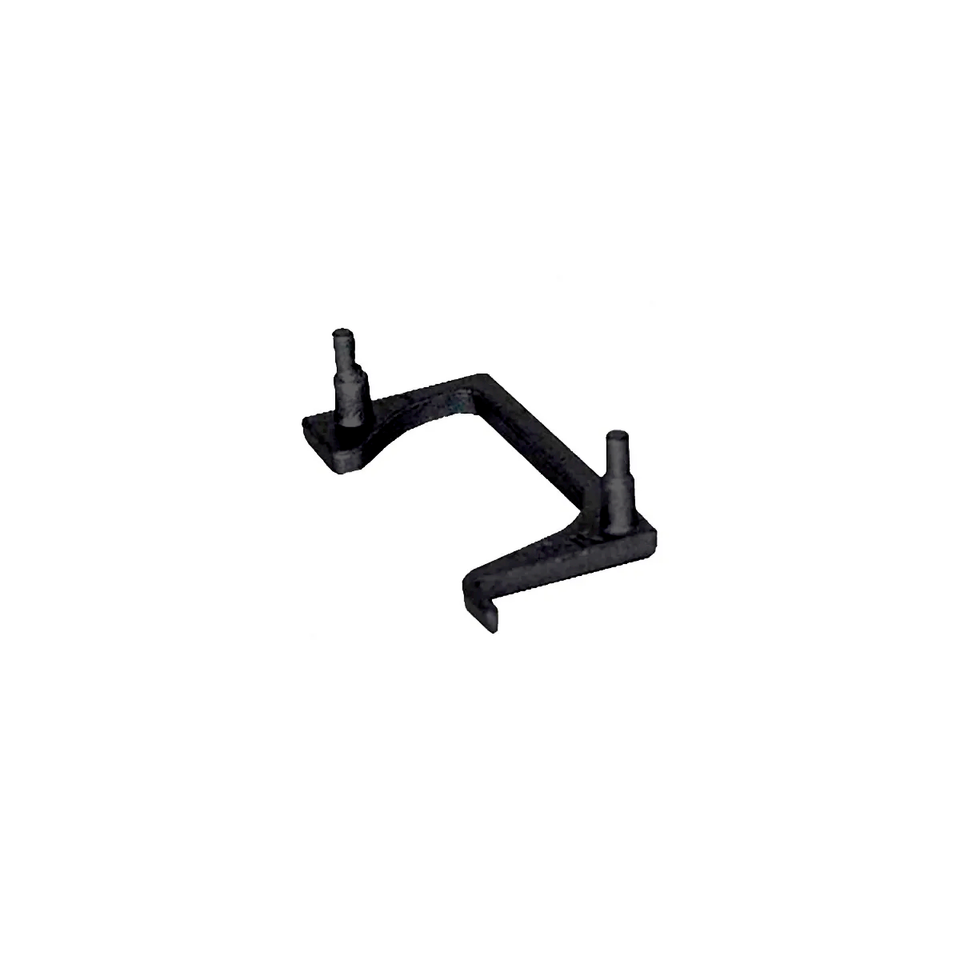 PONTEIRA VAZADA PRETA DIREITA/ESQUERDA PARA PERFIL 15MM GMAD
