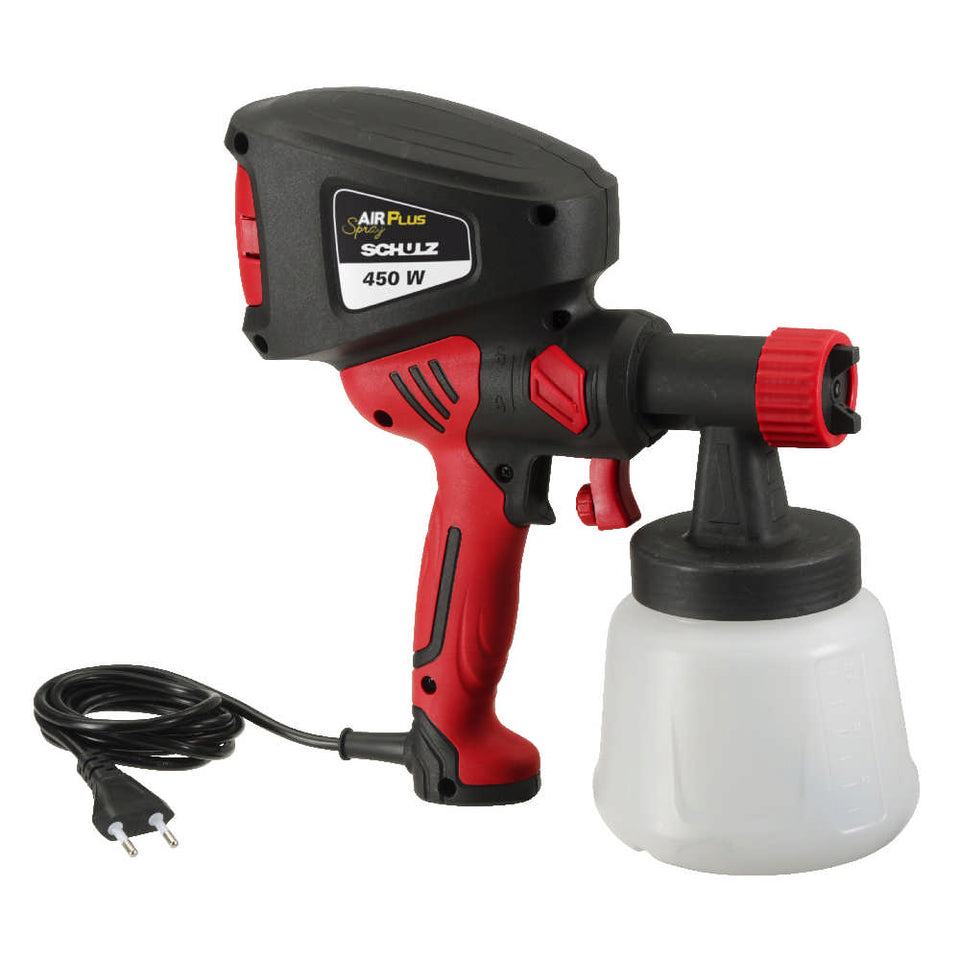 PISTOLA DE PULVERIZAR AIR PLUS SPRAY 450W 220V SCHULZ