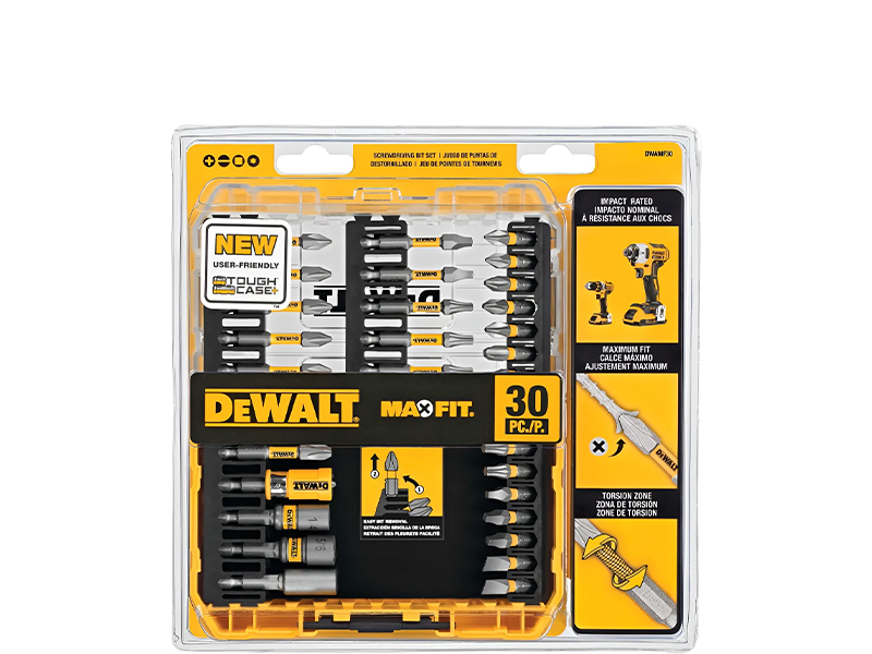 JOGO DE PONTAS PARA PARAFUSAR COM 30 PEÇAS DWAUMF30SET DEWALT