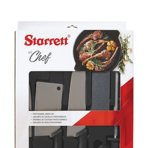 KIT DE FACAS CHEF COM CUTELO 6 PEÇAS BKK-6B1 STARRETT