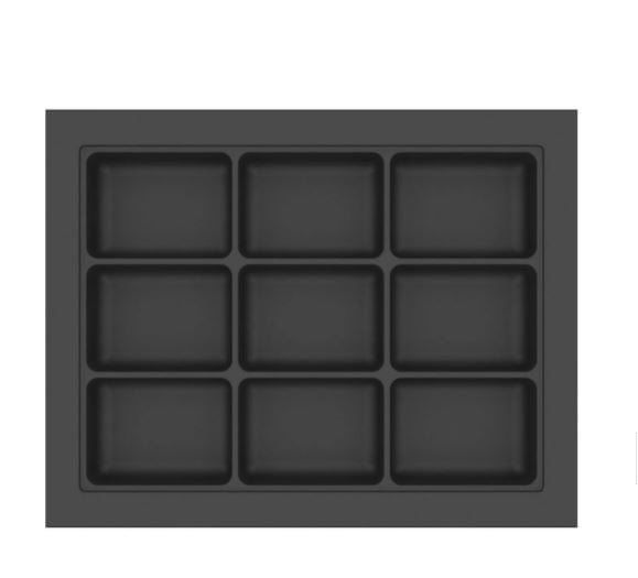DIVISÃO PARA ROUPA ÍNTIMA 370X470 PRETO 325-PTO/FL CANGO
