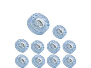 SAPATA SILICONE 18MM TRANSPARENTE COM ARRUELA  MAX18
