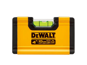 NÍVEL DE ALUMÍNIO 4" 10CM COM 1 BOLHA DWHT42801 DEWALT