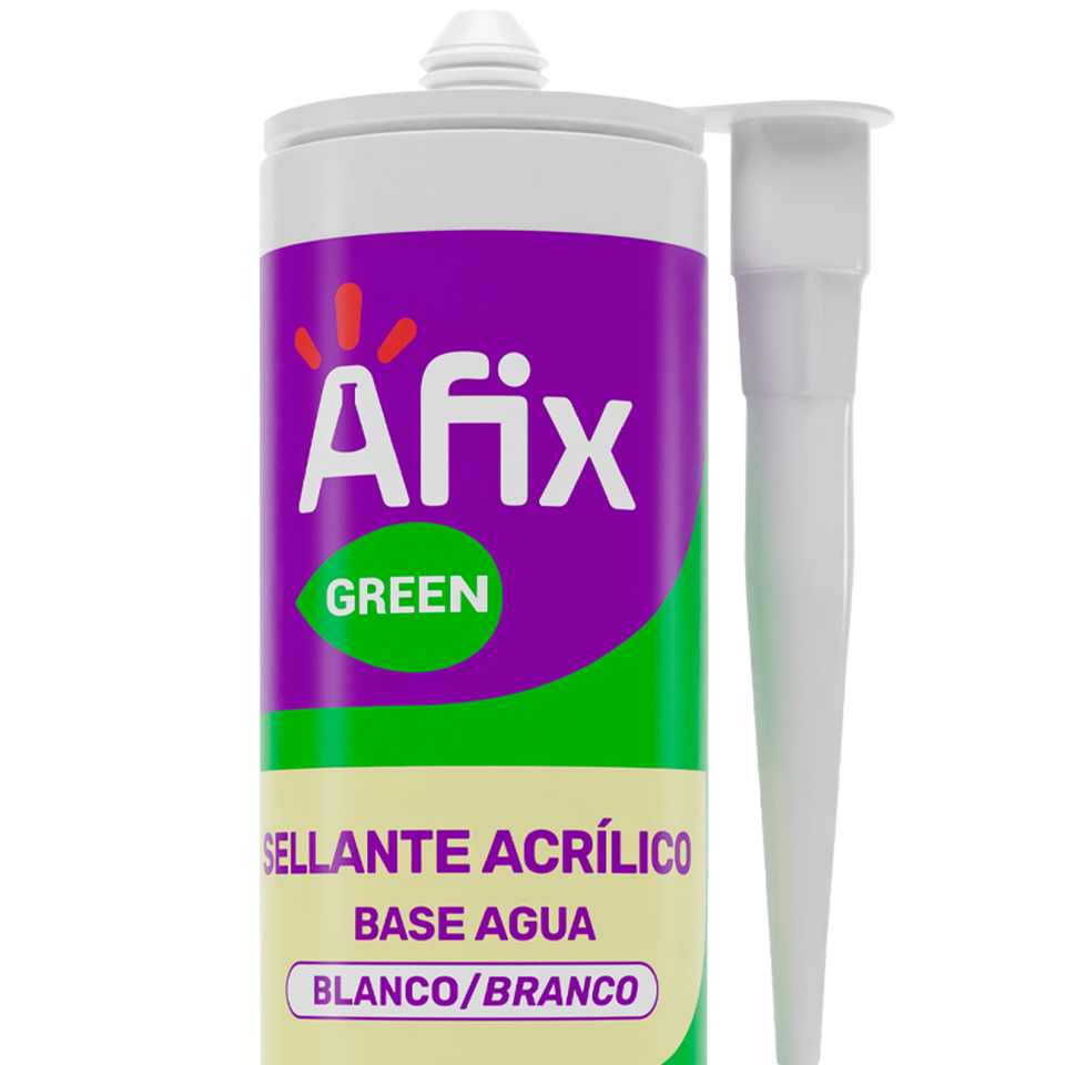 SILICONE SELANTE MULTIUSO BASE D'ÁGUA BRANCO 430G AFIX