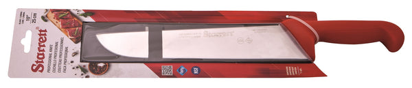 FACA PARA CARNE LÂMINA LARGA 30CM KBKR203 VERMELHO STARRETT