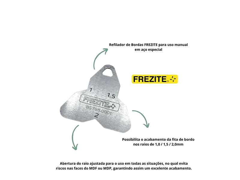 REFILADOR DE BORDAS MANUAL BS798.0001 FREZITE