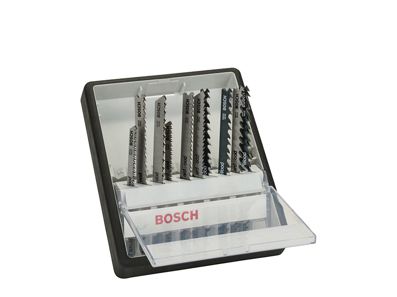 JOGO DE LÂMINAS DE SERRA TICO-TICO PARA MADEIRA T COM 10 PEÇAS 2607010540 BOSCH