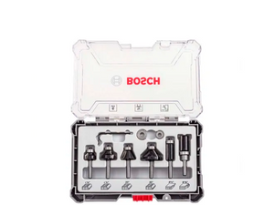 KIT DE FRESAS PARA MADEIRA COM 6 PEÇAS HASTE 1/4" 2607017470 BOSCH