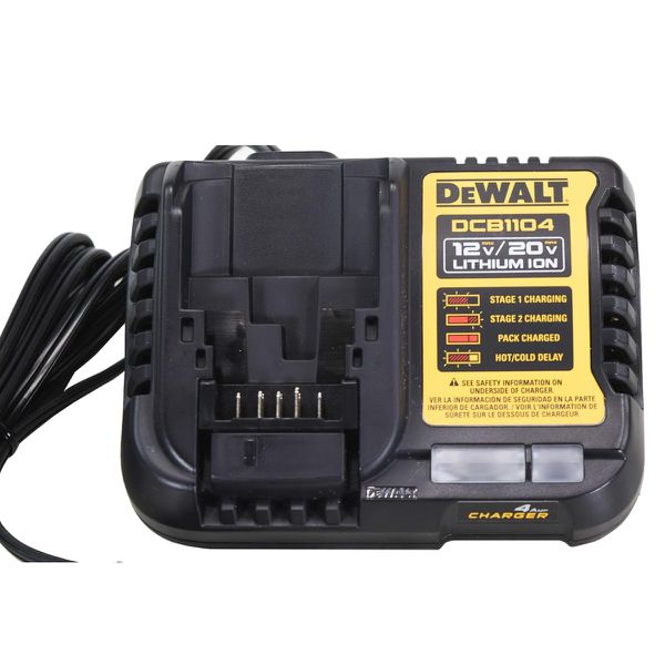 CARREGADOR DE BATERIA 12V-20V DCB1104-BR BIVOLT DEWALT
