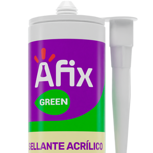 SILICONE SELANTE ACRÍLICO BASE DE ÁGUA GRIS/CINZA 430G AFIX