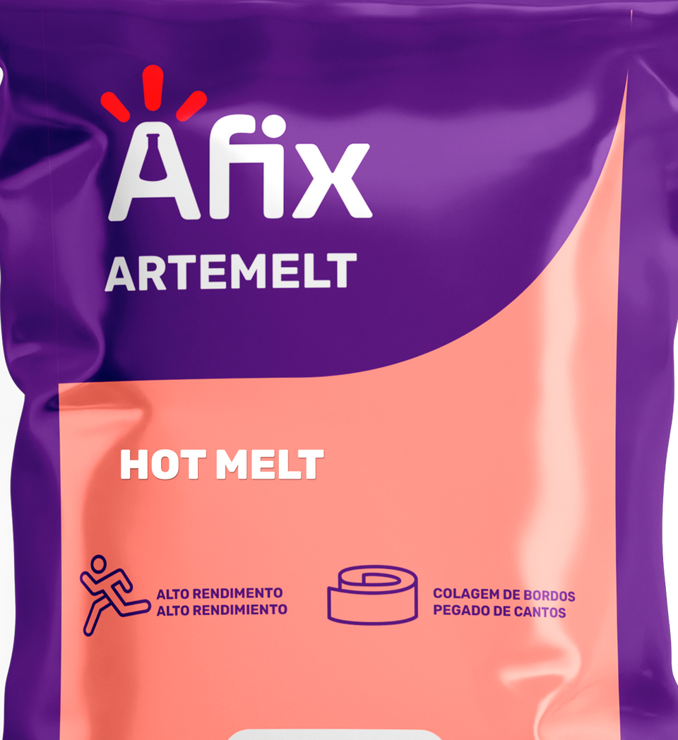 ADESIVO GRANULADO HOT MELT BRANCO 1KG 1824 AFIX