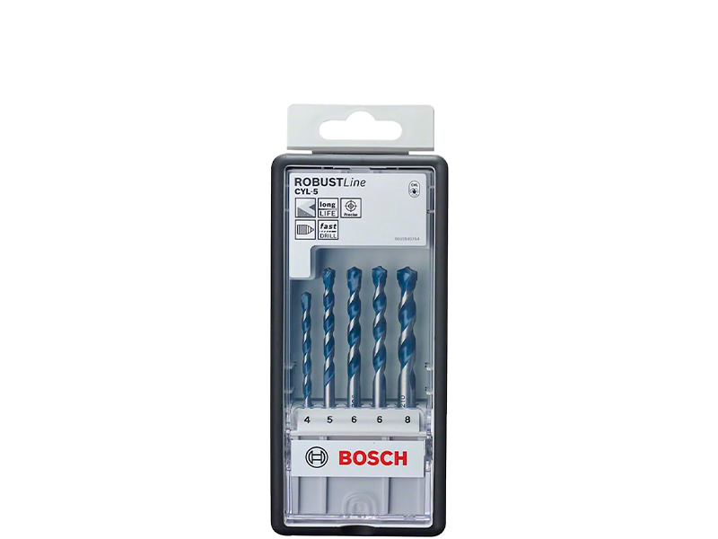 JOGO DE BROCAS CYL-5 PARA CONCRETO COM 5 PEÇAS 2608588165 BOSCH