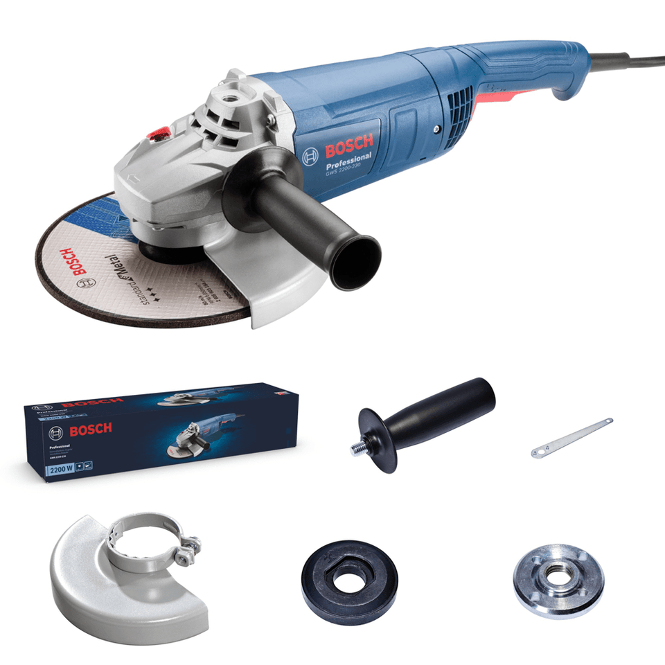 ESMERILHADEIRA ANGULAR  9'' GWS 2200-230 2.200W 06018F10E0 220V BOSCH