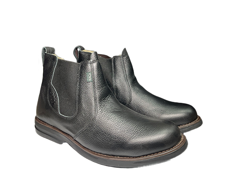 BOTINA DE COURO FLOATER PRETO 3001 Nº 43 RAÇA BOOTS