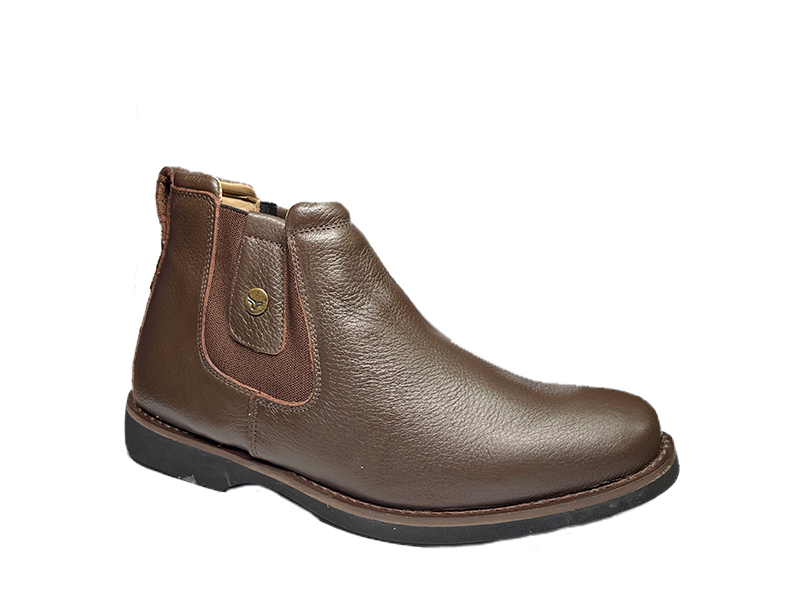 BOTINA DE COURO FLOATER CAFÉ 3002 Nº 39 RAÇA BOOTS