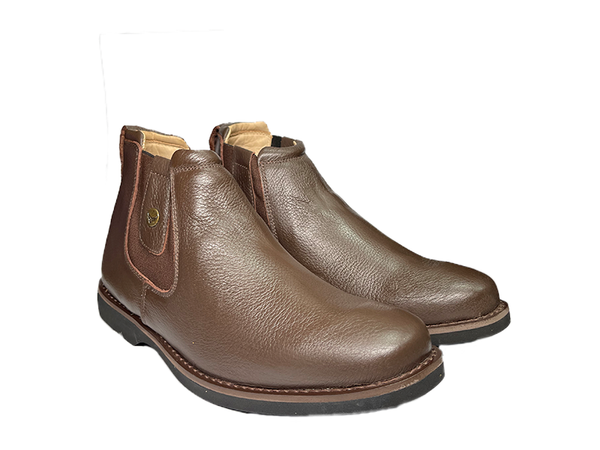 BOTINA DE COURO FLOATER CAFÉ 3002 Nº 42 RAÇA BOOTS