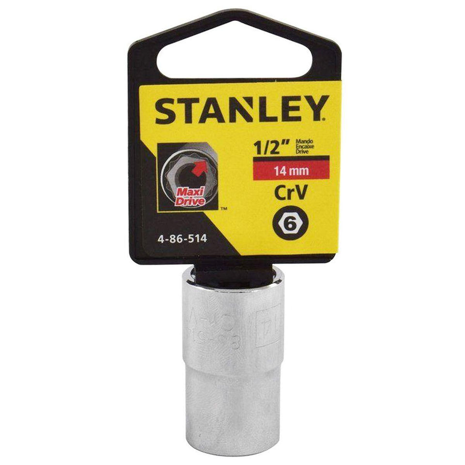 SOQUETE HEXAGONAL 14MM COM ENCAIXE DE 1/2” 4-86-514 STANLEY